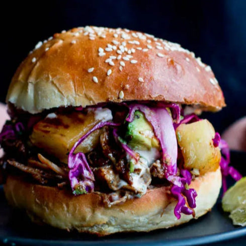 Spicy Pulled Pork Burger